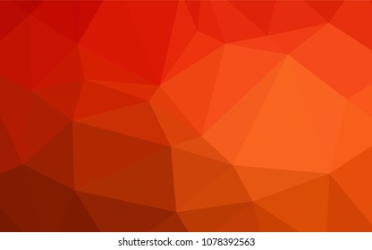 Light Red vector abstract mosaic pattern. Colorful illustration in abstract style with gradient. A new texture for your design.