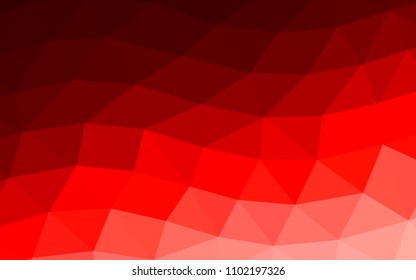 Light Red vector abstract mosaic abstract mosaic. Brand new colored illustration in blurry style with gradient. The textured pattern can be used for background.