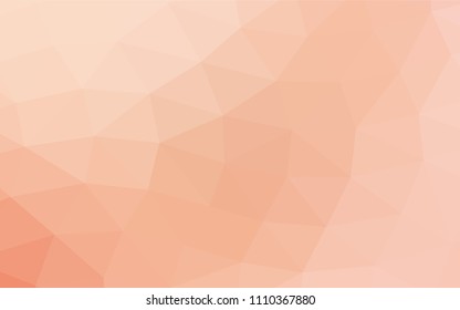 Light Red vector abstract mosaic template. Shining colored illustration in a Brand new style. A completely new design for your business.