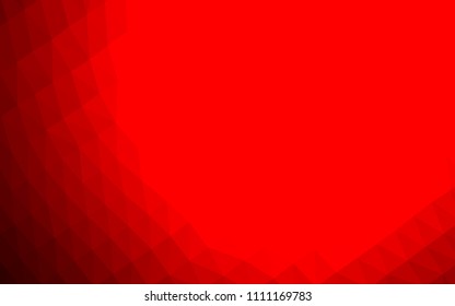 Light Red vector abstract mosaic background. Shining colored illustration in a Brand new style. The elegant pattern can be used as part of a brand book.