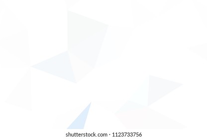 Light Red vector abstract mosaic background. Glitter abstract illustration with an elegant triangles. Polygonal design for your web site.