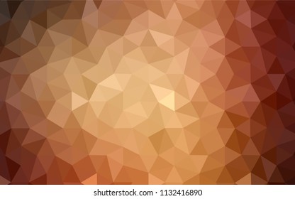 Light Red vector abstract mosaic backdrop. A completely new color illustration in a polygonal style. Brand new design for your business.