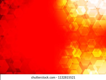 Light Red vector abstract mosaic pattern. Colorful illustration in abstract style with gradient. The polygonal design can be used for your web site.