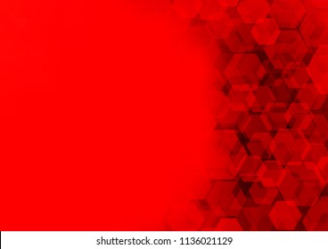 Light Red vector abstract mosaic pattern. Shining colored illustration in a Brand new style. The completely new template can be used for your brand book.
