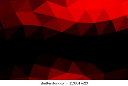Light Red vector abstract mosaic abstract mosaic. Modern geometrical abstract illustration with gradient. A completely new design for your business.