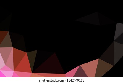 Light Red vector abstract mosaic backdrop. Colorful abstract illustration with gradient. A new texture for your design.