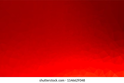 Light Red vector abstract mosaic pattern. Shining colored illustration in a Brand new style. The elegant pattern can be used as part of a brand book.