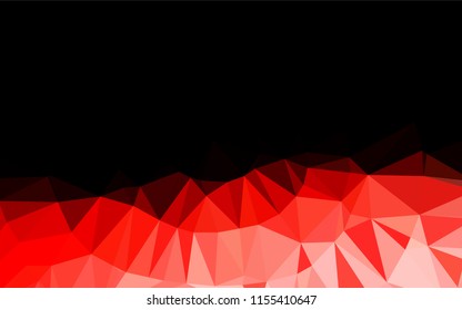 Light Red vector abstract mosaic background. A vague abstract illustration with gradient. A completely new template for your business design.