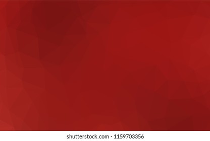 Light Red vector abstract mosaic backdrop. A completely new color illustration in a vague style. A completely new template for your business design.