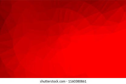 Light Red vector abstract mosaic backdrop. Colorful illustration in abstract style with gradient. The polygonal design can be used for your web site.