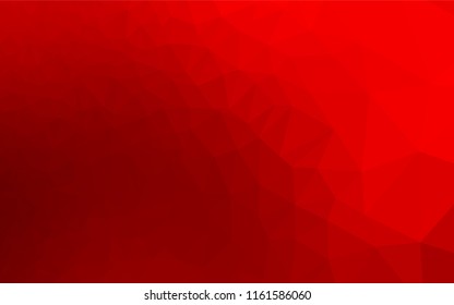 Light Red vector abstract mosaic background. A completely new color illustration in a vague style. Brand new design for your business.