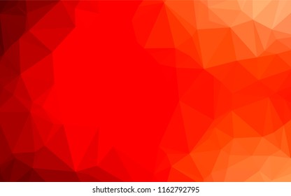 Light Red vector abstract mosaic background. Shining colored illustration in a Brand new style. The completely new template can be used for your brand book.
