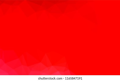 Light Red vector abstract mosaic background. Creative illustration in halftone style with gradient. Brand new design for your business.