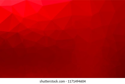 Light Red vector abstract mosaic background. Colorful abstract illustration with gradient. The template can be used as a background for cell phones.