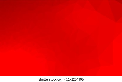 Light Red vector abstract mosaic background. A vague abstract illustration with gradient. Brand new style for your business design.