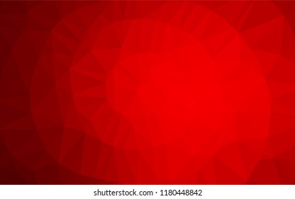 Light Red vector abstract mosaic background. Glitter abstract illustration with an elegant design. The completely new template can be used for your brand book.