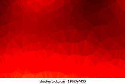 Light Red vector abstract mosaic background. Colorful illustration in abstract style with gradient. The completely new template can be used for your brand book.