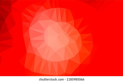 Light Red vector abstract mosaic background. Colorful illustration in abstract style with gradient. Brand new design for your business.