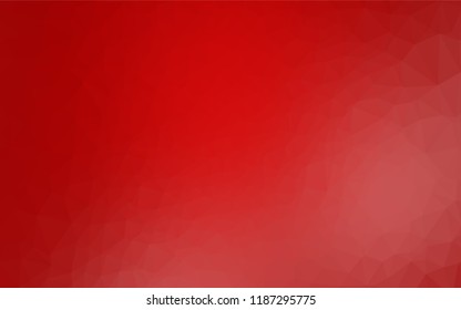 Light Red vector abstract mosaic backdrop. An elegant bright illustration with gradient. A new texture for your design.