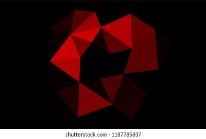 Light Red vector abstract mosaic backdrop. Glitter abstract illustration with an elegant design. The textured pattern can be used for background.