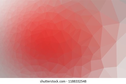 Light Red vector abstract mosaic backdrop. A vague abstract illustration with gradient. A new texture for your design.