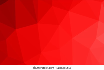 Light Red vector abstract mosaic background. A completely new color illustration in a polygonal style. A new texture for your web site.