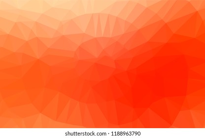 Light Red vector abstract mosaic backdrop. Colorful illustration in abstract style with gradient. A new texture for your design.