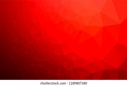 Light Red vector abstract mosaic background. An elegant bright illustration with gradient. The elegant pattern can be used as part of a brand book.