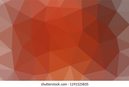 Light Red vector abstract mosaic pattern. A completely new color illustration in a vague style. The textured pattern can be used for background.