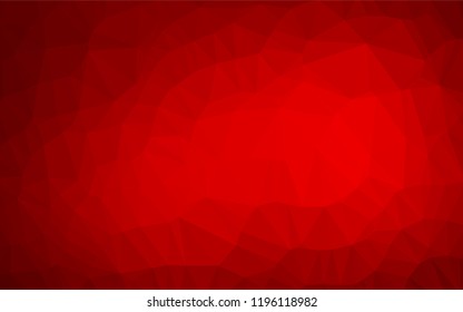 Light Red vector abstract mosaic backdrop. Shining colored illustration in a Brand new style. The completely new template can be used for your brand book.