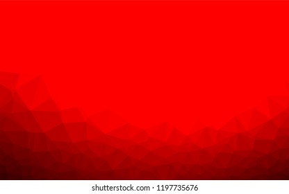Light Red vector abstract mosaic backdrop. An elegant bright illustration with gradient. A new texture for your design.