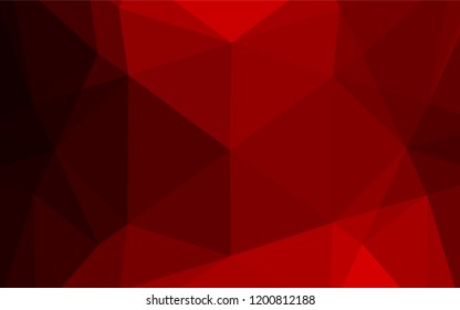 Light Red vector abstract mosaic backdrop. Colorful illustration in abstract style with gradient. The textured pattern can be used for background.