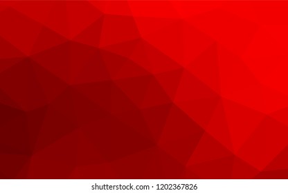 Light Red vector abstract mosaic background. A completely new color illustration in a vague style. A completely new design for your business.