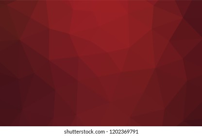 Light Red vector abstract mosaic pattern. Colorful abstract illustration with gradient. A completely new design for your business.