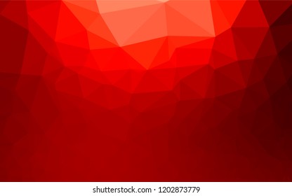Light Red vector abstract mosaic background. A completely new color illustration in a vague style. A completely new template for your business design.
