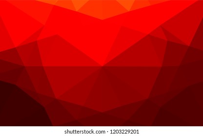 Light Red vector abstract mosaic backdrop. Glitter abstract illustration with an elegant design. The textured pattern can be used for background.