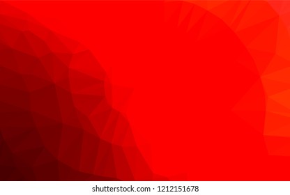 Light Red vector abstract mosaic background. Modern geometrical abstract illustration with gradient. A completely new template for your business design.