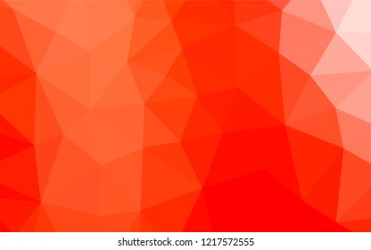 Light Red vector abstract mosaic backdrop. Colorful illustration in abstract style with gradient. The elegant pattern can be used as part of a brand book.