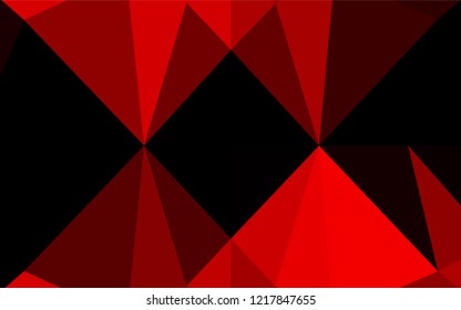Light Red vector abstract mosaic pattern. Modern geometrical abstract illustration with gradient. Brand new design for your business.