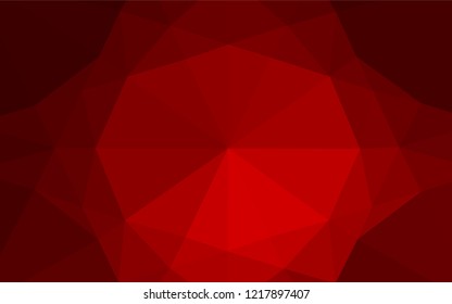 Light Red vector abstract mosaic pattern. A completely new color illustration in a vague style. The template can be used as a background for cell phones.
