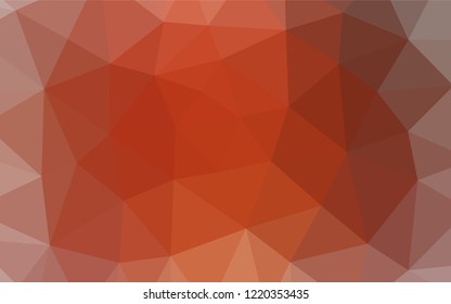 Light Red vector abstract mosaic backdrop. Colorful abstract illustration with gradient. A completely new template for your business design.