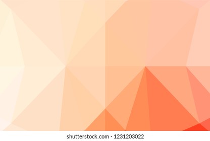 Light Red vector abstract mosaic background. Colorful illustration in abstract style with gradient. A new texture for your design.