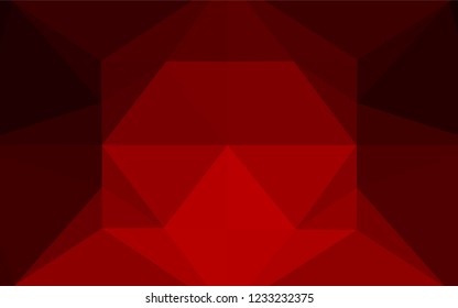 Light Red vector abstract mosaic pattern. Glitter abstract illustration with an elegant design. Brand new design for your business.