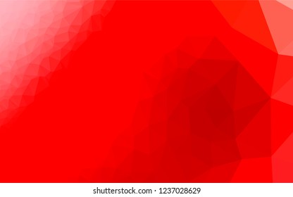 Light Red vector abstract mosaic backdrop. An elegant bright illustration with gradient. The textured pattern can be used for background.