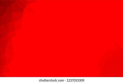 Light Red vector abstract mosaic background. Shining colored illustration in a Brand new style. A completely new template for your business design.