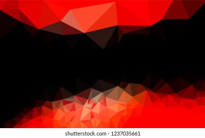 Light Red vector abstract mosaic background. Colorful abstract illustration with gradient. The template can be used as a background for cell phones.