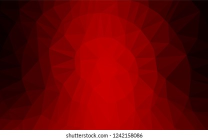 Light Red vector abstract mosaic background. Brand new colored illustration in blurry style with gradient. Brand new design for your business.