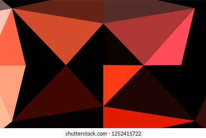 Light Red vector abstract mosaic pattern. Shining colored illustration in a Brand new style. The template can be used as a background for cell phones.