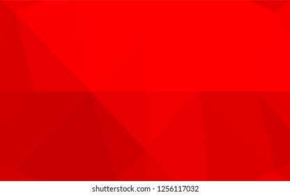 Light Red vector abstract mosaic background. Modern geometrical abstract illustration with gradient. The textured pattern can be used for background.