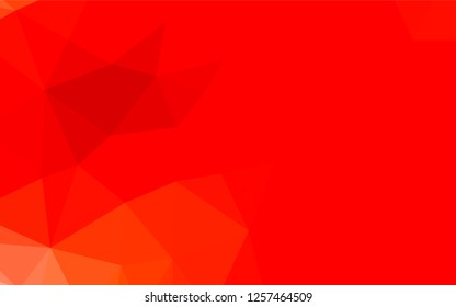 Light Red vector abstract mosaic pattern. Modern geometrical abstract illustration with gradient. The template can be used as a background for cell phones.